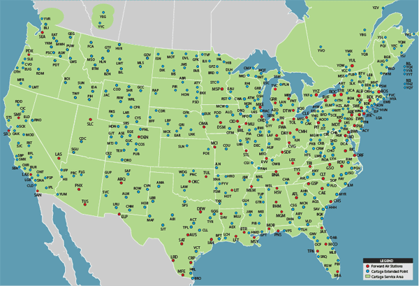 Forward Air Extended Locations